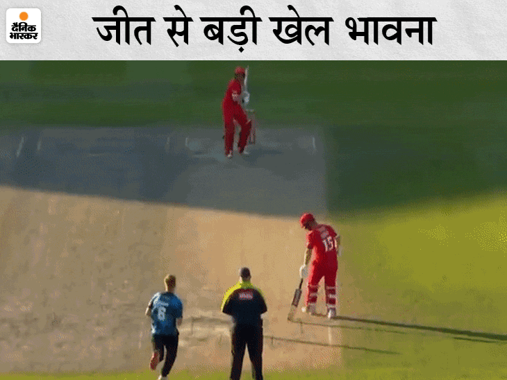 इसे कहते हैं खेल भावना: इंग्लैंड में घरेलू टूर्नामेंट के दौरान बैट्समैन रन लेते वक्त गिर पड़ा, जो रूट ने कीपर 