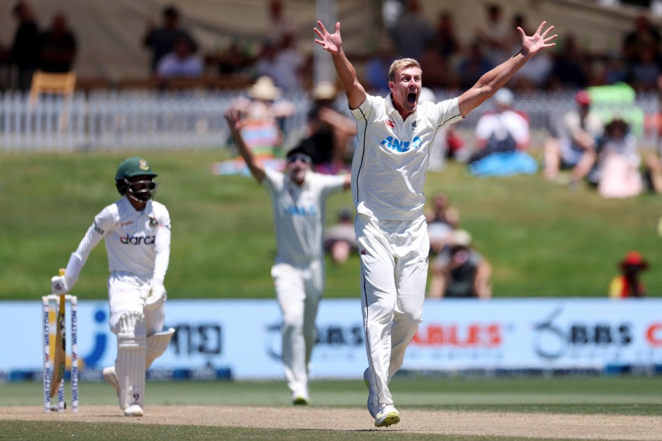 New Zealand pacer Jamieson fined for using 'inappropriate language' against Bangladesh batter