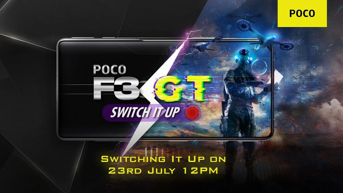 Poco F3 GT India Launch Set for July 23 at 12 Noon