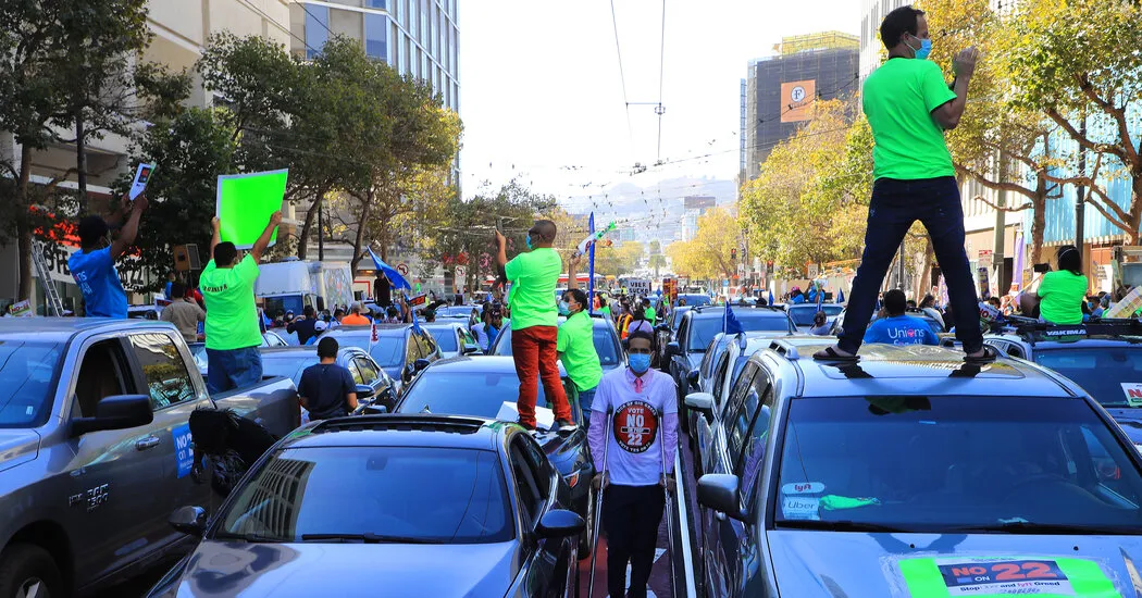 Fight Over Gig Workers Persists Despite Win for Uber and Lyft