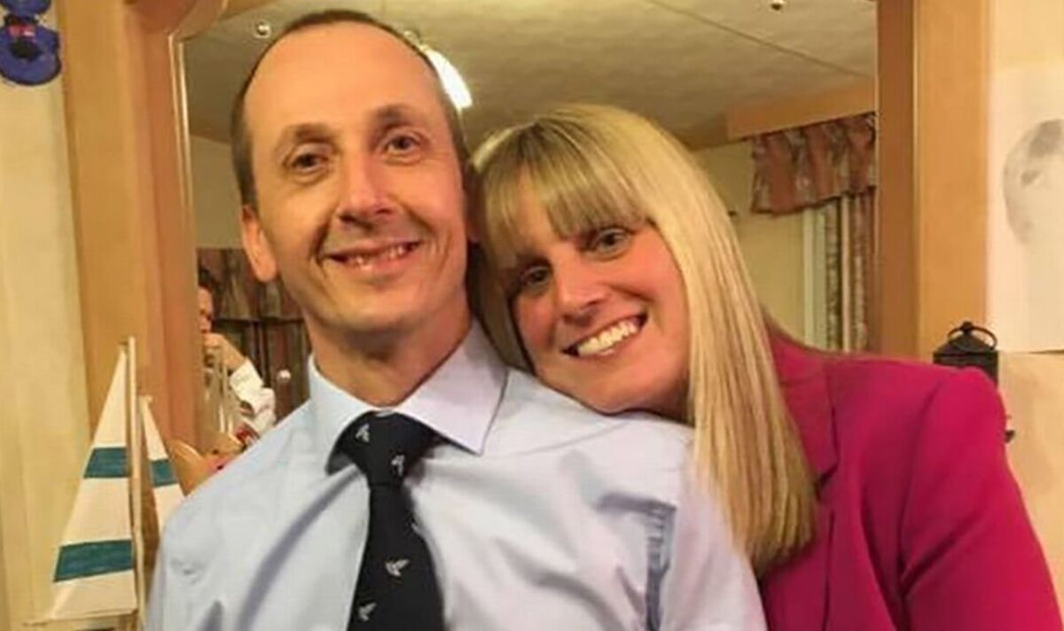 Wife's immense grief as husband dies of bowel cancer