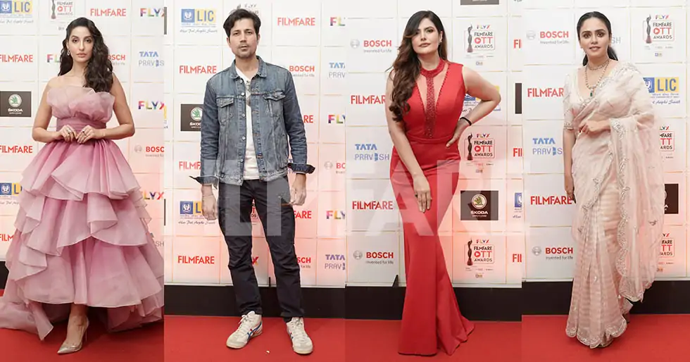 Nora Fatehi, Sumeet Vyas and others snapped at the Flyx Filmfare OTT Awards