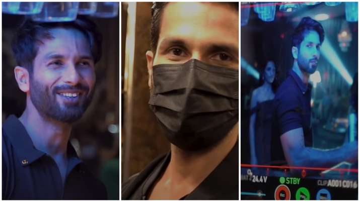 Take a sneak peek into Shahid Kapoor's shooting schedule with new BTS video | Watch