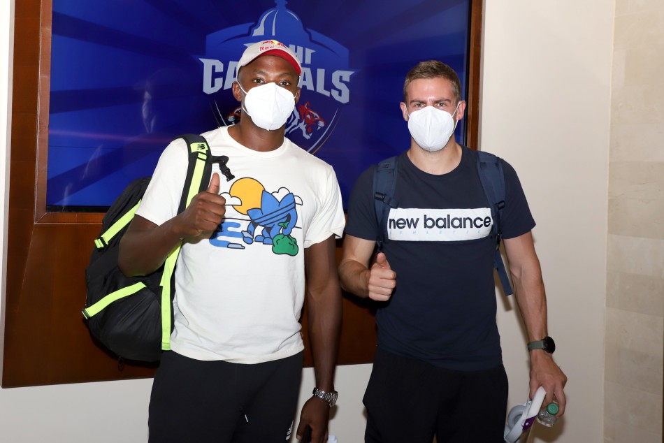 IPL 2021: Delhi Capitals' pacers Kagiso Rabada, Anrich Nortje, Ben Dwarshuis arrive in UAE