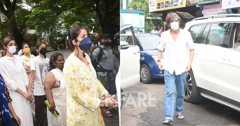 Photos: Ananya Panday, Chunky Panday, Bhavana Panday arrive for Snehlata Panday’s last rites