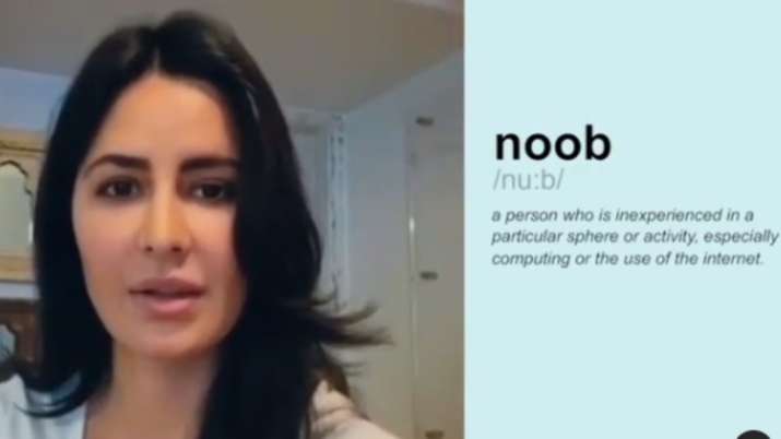 Katrina Kaif calls herself a 'noob,' but why? Watch hilarious video to find out