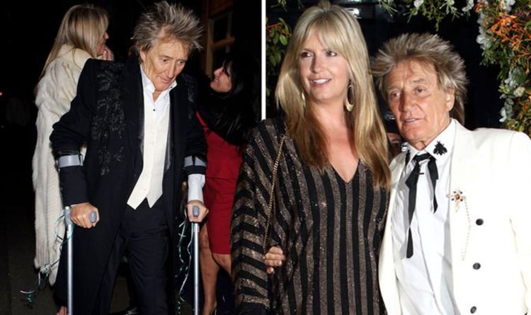 Rod Stewart, 75, quips