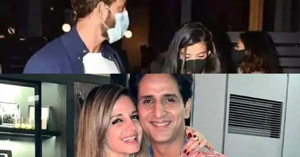 Hrithik Roshan and Sussanne Khan party with rumoured lovers, Saba Azad and Arslan Goni