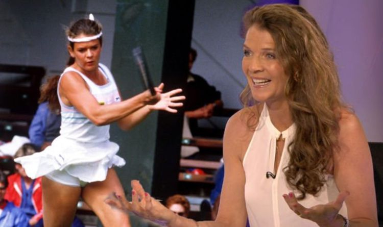 Annabel Croft, 54, sparks frenzy amongst Wimbledon 2021 fans as she flaunts ageless beauty