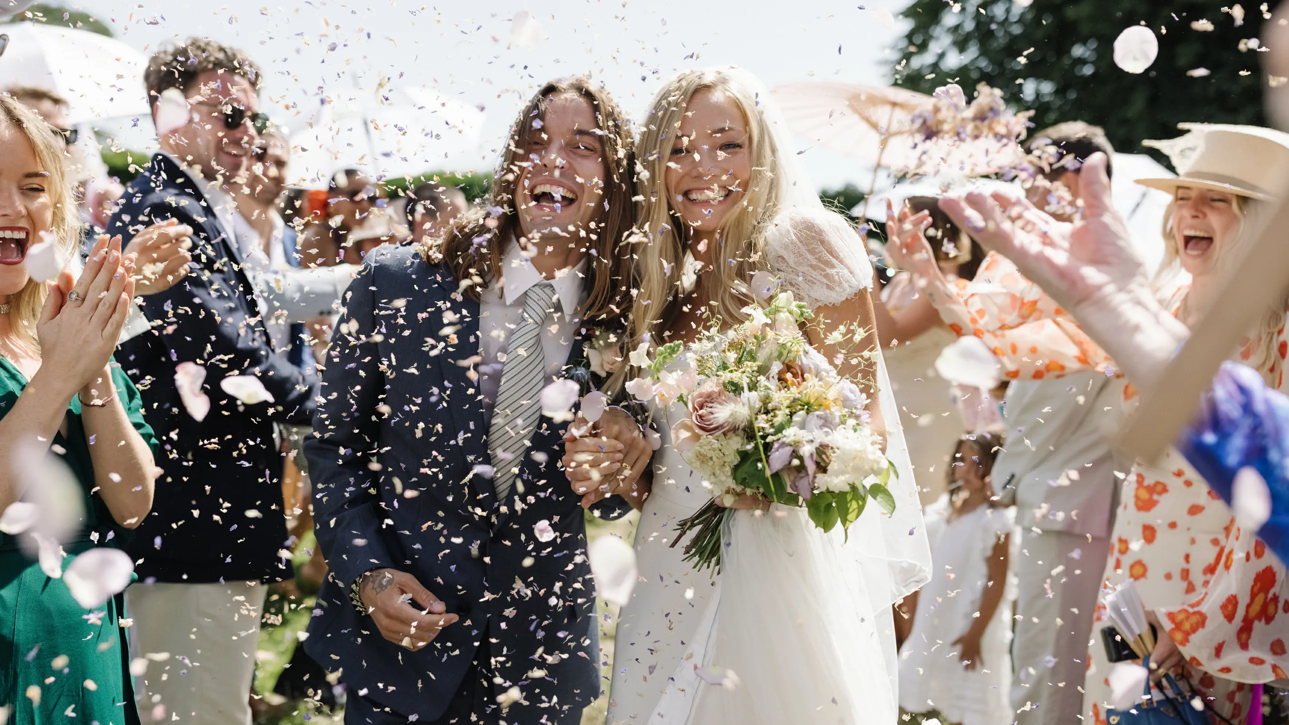 How Model Clara Paget Realized Her Dream Wedding Dress From a Napkin Sketch