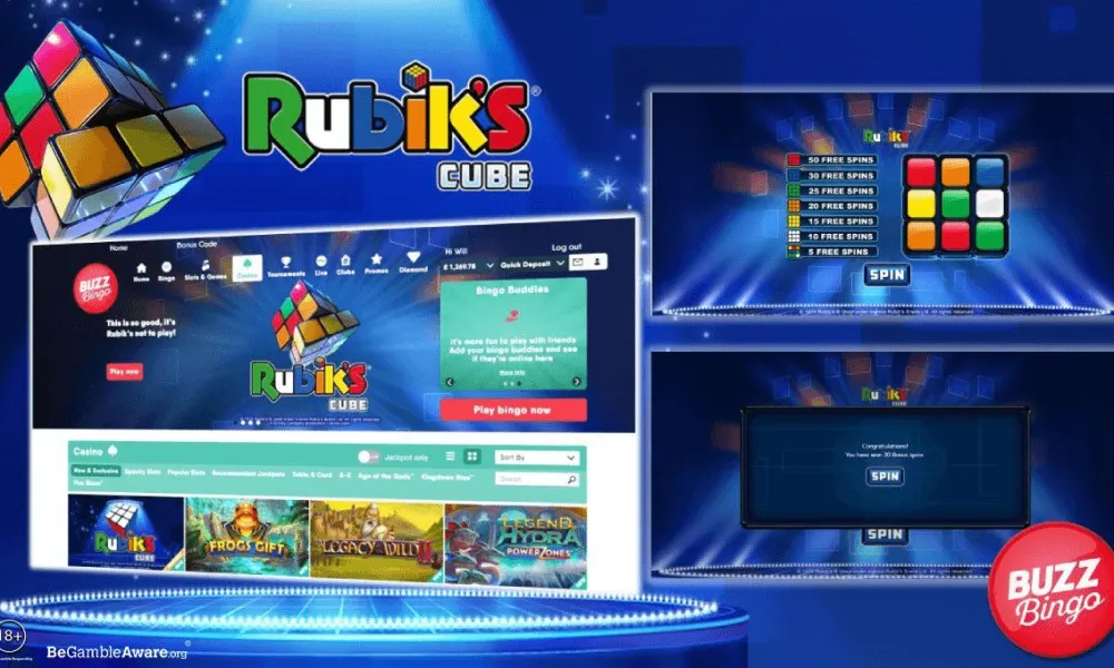 Playtech launches new Rubik’s® Cube slot