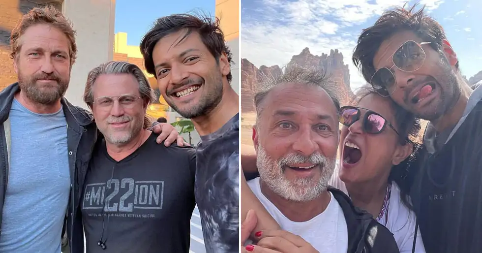 Ali Fazal shares pics with Gerard Butler from the sets of Kandahar