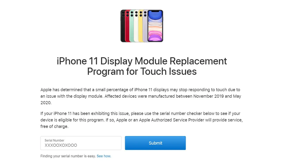 iPhone 11 Users Facing Touchscreen Issues Can Get Free Service from Apple