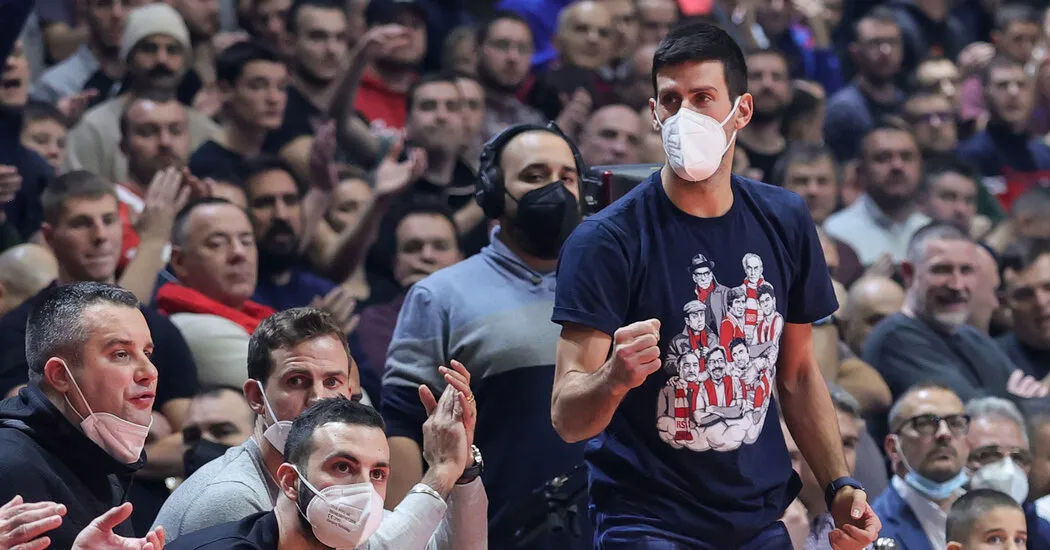 Djokovic Tested Positive for Coronavirus in December, His Lawyers Say