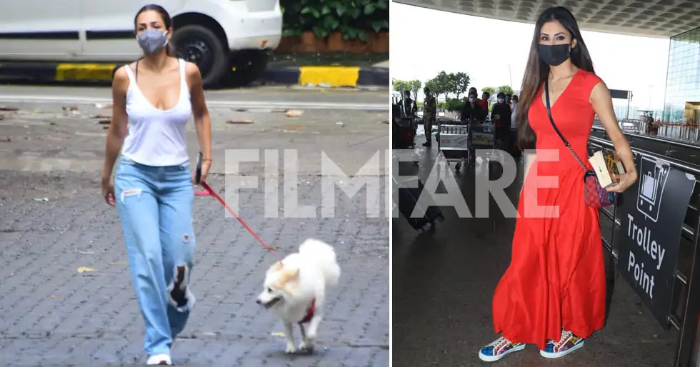 Photos: Malaika Arora, Mouni Roy clicked in the city