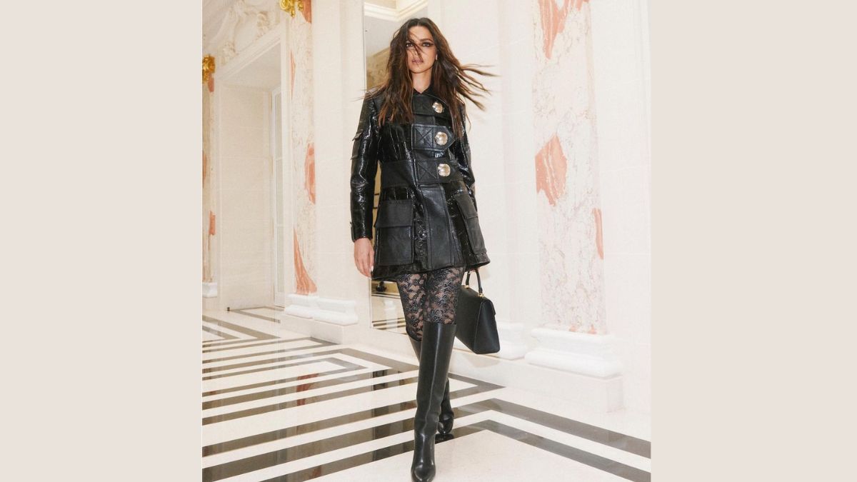 Deepika Padukone’s leather look shines at Paris Fashion Week | PHOTOS