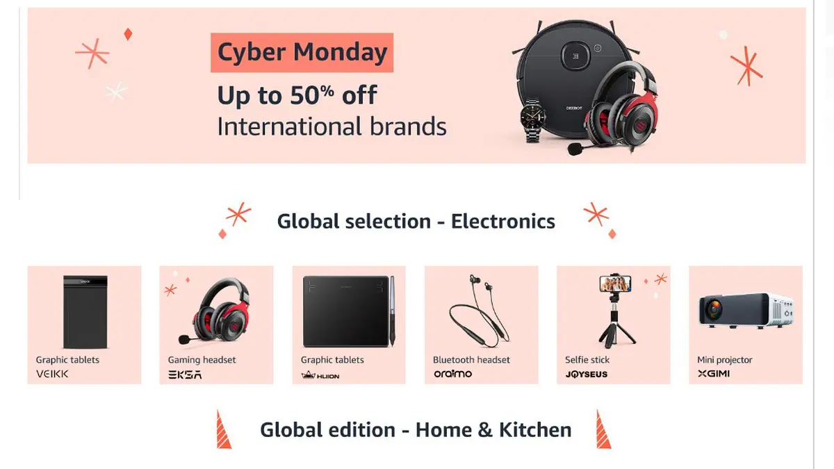 Amazon Cyber Monday Sale Brings Up to 50 Percent Off on International Brands