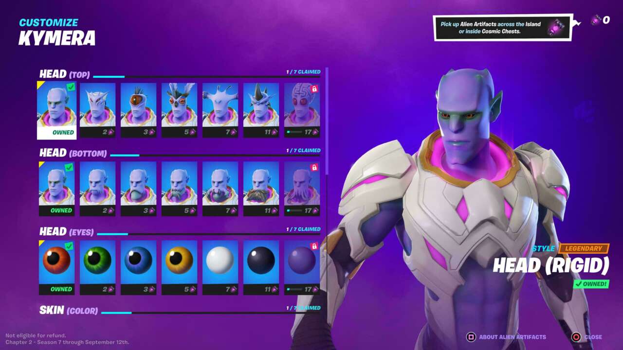 Fortnite Week 6 Alien Artifact Locations