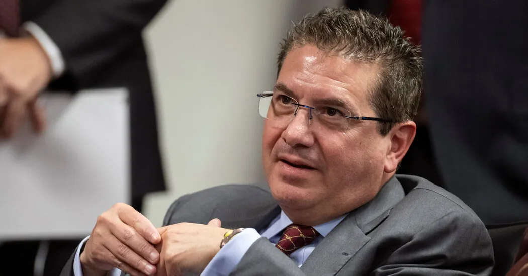 N.F.L. Penalizes Washington Football Team Amid Harassment Allegations