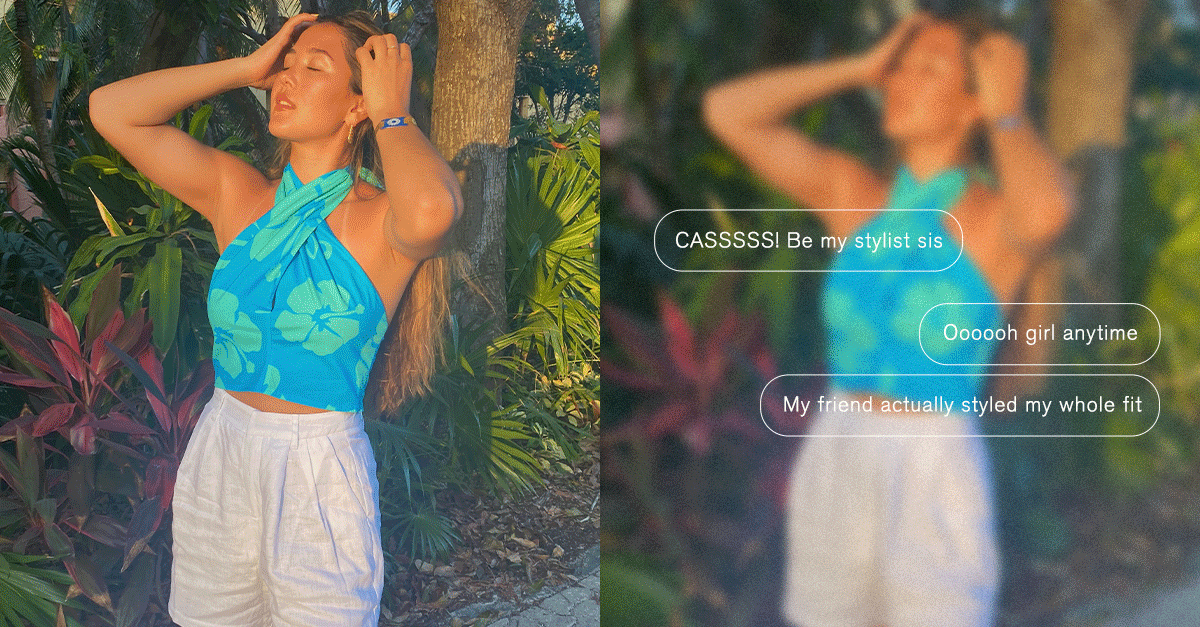 My BFF Thinks I'm Her Personal Shopper, so I Styled Her for a Beach Wedding
