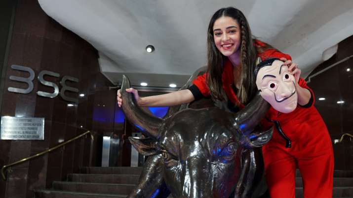 India Tv - Ananya Panday at BSE for Money Heist 5 India Tv - Ananya Panday at BSE for Money Heist 5
