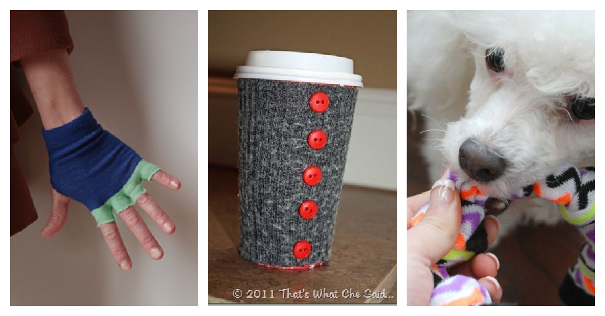10 Ways To Reuse Old Socks