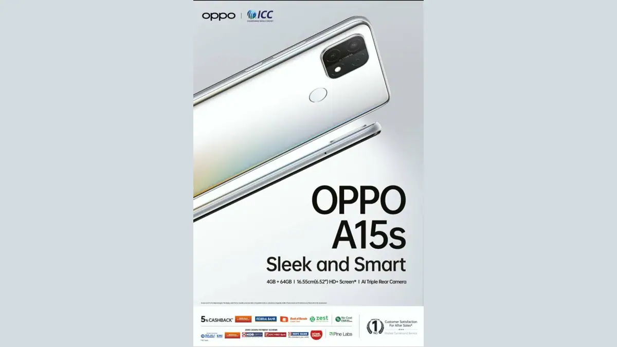 Oppo A15s Poster Leak Tips Key Specifications and Design