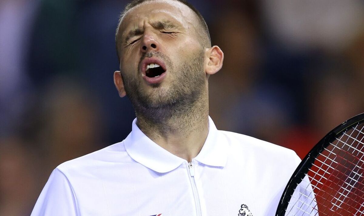 Dan Evans blames court as Great Britain lose to USA in Davis Cup